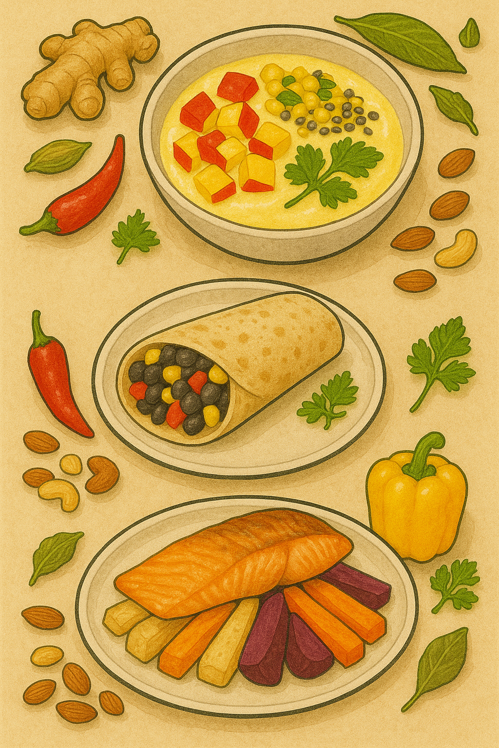 Week 3 — Eat the Rainbow colourful meals